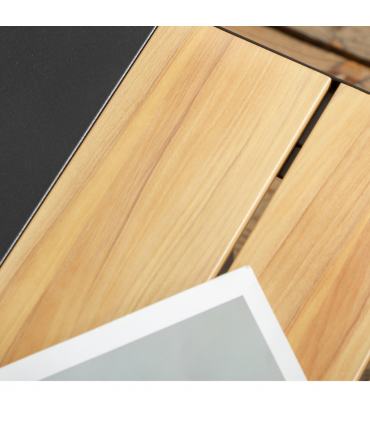 Outsunny 4 PCS Garden Furniture Conversation Set w/ Loveseat Table, Grey