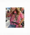 Ladies Oversized Tiger Lightning Wild Thang Short Sleeves T Shirt Top