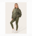 Stylish Plus Size Ruched Sleeve Hoodie with Satin Ribbon - Comfortable & Warm