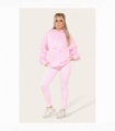 Stylish Plus Size Ruched Sleeve Hoodie with Satin Ribbon - Comfortable & Warm