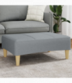 vidaXL Footstool Light Grey 77x55x31 cm Fabric