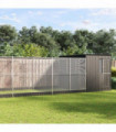 vidaXL Aviary with Extension Silver 704x303x216 cm Steel