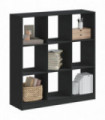 vidaXL Bookcase Black 102x32x108 cm Engineered Wood