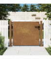 vidaXL Garden Gate 105x80 cm Corten Steel