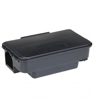 vidaXL Mouse Traps 4 pcs Black 22x12.5x7.5 cm