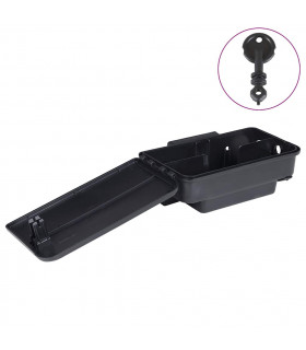vidaXL Mouse Traps 6 pcs Black 22x12.5x7.5 cm