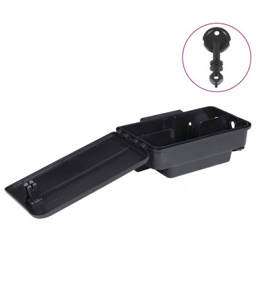 vidaXL Mouse Traps 6 pcs Black 22x12.5x7.5 cm