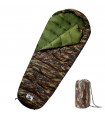 vidaXL Mummy Sleeping Bag for Adults Camping 3 Seasons