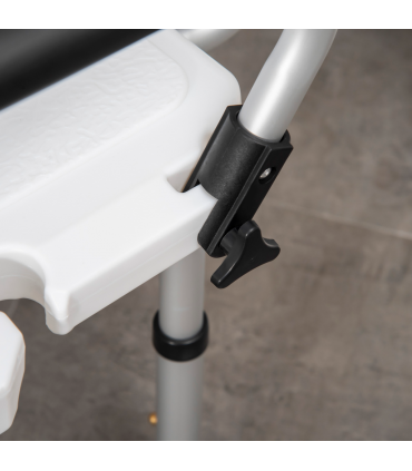 Adjustable Shower Stool with Suction Foot Pads for Elderly Disabled