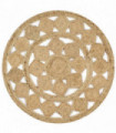 Handmade Rug Braided Jute 150 cm