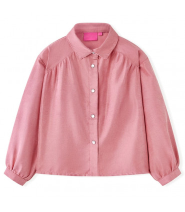 Kids' Blouse with Lantern Sleeves Old Rose 104