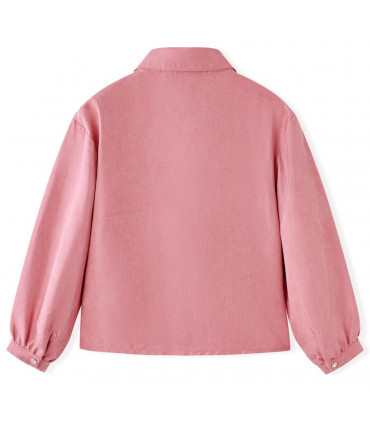 Kids' Blouse with Lantern Sleeves Old Rose 128