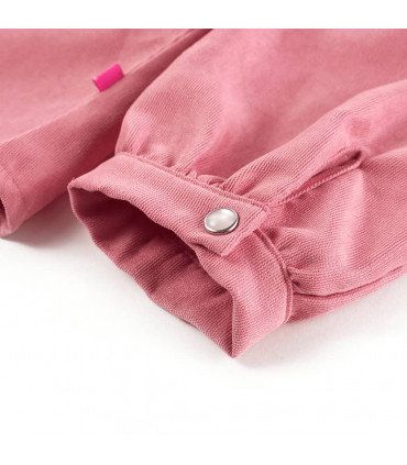Kids' Blouse with Lantern Sleeves Old Rose 128