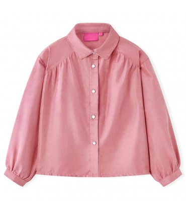 Kids' Blouse with Lantern Sleeves Old Rose 140