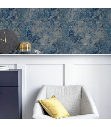 Modern Raffia Navy & Natural sw6