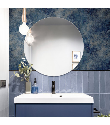 Modern Raffia Navy & Natural sw6