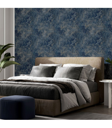 Modern Raffia Navy & Natural sw6