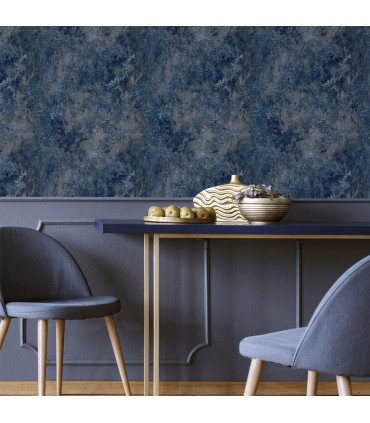 Modern Raffia Navy & Natural sw6