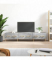 vidaXL TV Cabinet Concrete Grey 150x36x30 cm Engineered Wood