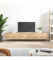 vidaXL TV Cabinet Sonoma Oak 150x36x30 cm Engineered Wood