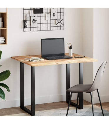 vidaXL Desk Top Untreated 100x80x2 cm Solid Wood Acacia