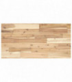 vidaXL Bathroom Vanity Top Untreated 100x40x2 cm Solid Wood Acacia