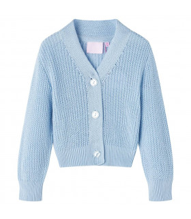 Kids' Cardigan Knitted Blue 92