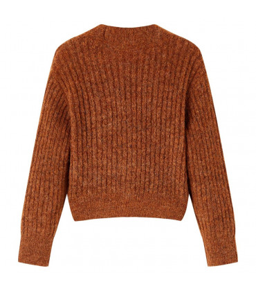 Kids' Cardigan Knitted Cognac 104
