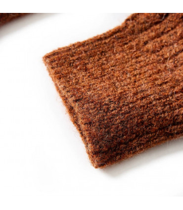 Kids' Cardigan Knitted Cognac 116