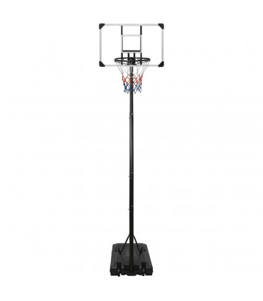 vidaXL Basketball Stand Transparent 280-350 cm Polycarbonate