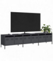 vidaXL TV Cabinet Anthracite 202x39x43.5 cm Cold-rolled Steel