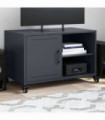 vidaXL TV Cabinet Anthracite 68x39x43.5 cm Steel