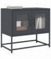 vidaXL TV Cabinet Anthracite 68x39x60.5 cm Cold-rolled Steel