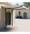 vidaXL Awning Post Set Anthracite 300x245 cm Iron