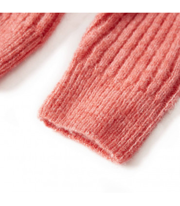 Kids' Cardigan Knitted Medium Pink 116