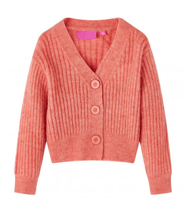 Kids' Cardigan Knitted Medium Pink 92