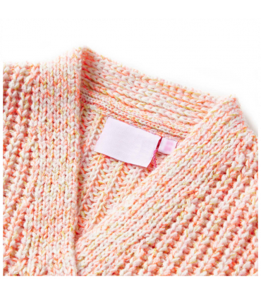 Kids' Cardigan Knitted Mixed Pink 116