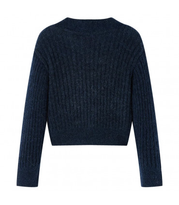 Kids' Cardigan Knitted Navy 116