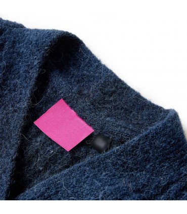 Kids' Cardigan Knitted Navy 116