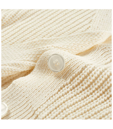 Kids' Cardigan Knitted Snow White 128