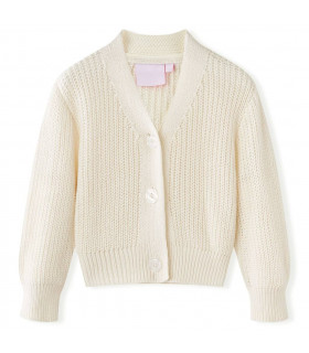 Kids' Cardigan Knitted Snow White 92