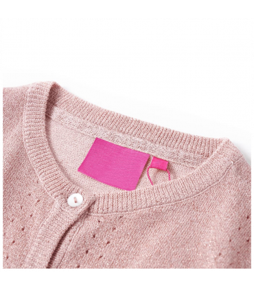 Kids' Cardigan Knitted Soft Pink 104