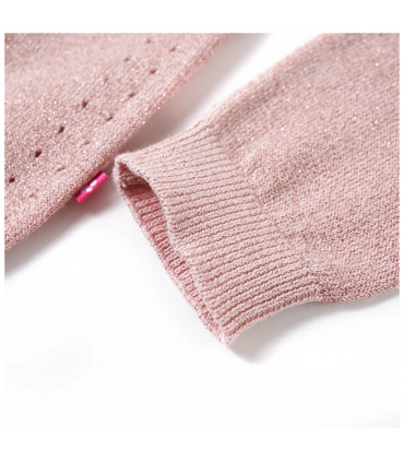 Kids' Cardigan Knitted Soft Pink 116