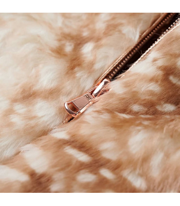 Kids' Coat Faux Fur Cognac 104