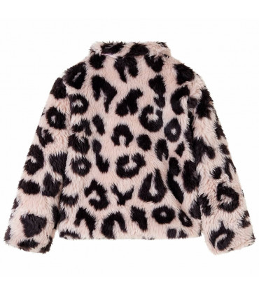 Kids' Coat Faux Fur Light Pink 92