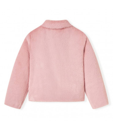 Kids' Coat Faux Fur Pink 128