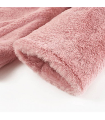 Kids' Coat Faux Fur Pink 128
