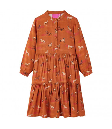 Kids' Dress Cognac 104