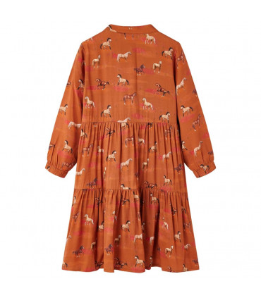 Kids' Dress Cognac 104