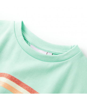 Kids' Dress with Drawstring Bright Green 92